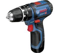 Bosch GSB 12V-15 Professional Taladro Percutor 12V + 2 Baterías + Cargador