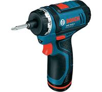 Bosch GSR 10,8-LI Professional - Taladro (Ión de litio, 10.8 V, 2.4 Ah, 143 mm, 178 mm, 800 g) Negro, Azul