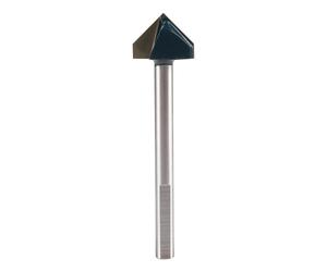 BOSCH GT1000 - Broca de cristal con punta de carburo, cerámica y azulejos, plata, 1 pulgada