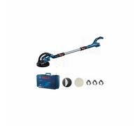 Bosch Professional lijadora de pared GTR 55-225 (550 W, plato lijador Ø 215 mm, incl. 1 disco de lijado M480, 1 set de plato lijador blando, 3 clips para cables, maletín)