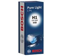 Bosch Lámpara H1 Pure Light halógena 55W 3000K para SEAT y CITROËN - Ref. 1 987 302 011