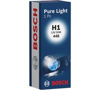Bosch Lámpara H1 Pure Light halógena 55W 3000K para SEAT y CITROËN - Ref. 1 987 302 011