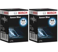 Bosch H4 Lámpara Faro de Carretera 60/55W Luz Alta Halógena 1 987 302 045 (Paquete de 2)