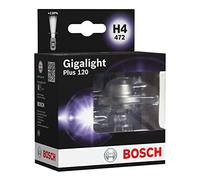 Bosch H4 Plus 120 Gigalight Lámparas para faros - 12 V 60/55 W P43t - Lámparas x2