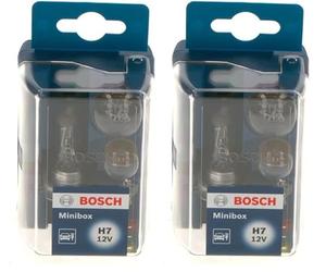 Bosch H7 Minibox estuche de lámparas de repuesto, 12 V (Paquete de 2)