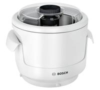 Bosch Eisbereiter zu MUM9 Accesorio heladero para Robot, 550 milliliters, Stainless Steel, Blanco