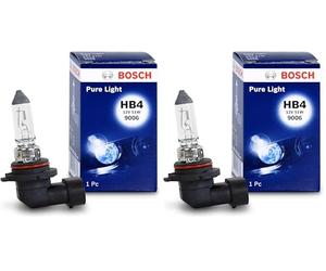 Bosch HB4 Lámpara Faro de Carretera 51W Luz Alta Halógena 1 987 302 153 (Paquete de 2)