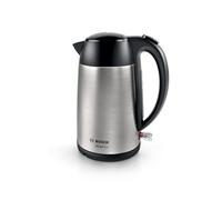 Bosch TWK3P420 tetera eléctrica 1,7 L 2400 W Negro, Acero inoxidable