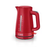 Bosch, hervidor eléctrico, MyMoment, manejo ergonómico, triple sistema de seguridad, filtro antical, capacidad de 1,7 l, rojo intenso, TWK3M124