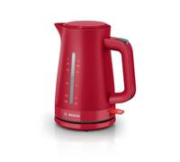 Bosch, hervidor eléctrico, MyMoment, manejo ergonómico, triple sistema de seguridad, filtro antical, capacidad de 1,7 l, rojo intenso, TWK3M124