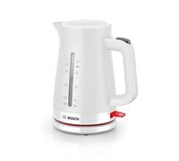 Bosch Hervidor inalámbrico MyMoment TWK3M121, apagado automático, protección contra sobrecalentamiento, pantalla de taza, indicador de nivel de agua en ambos lados, filtro antical extraíble, 1,7 l,