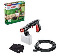 Bosch Hidrolimpiadora de alta presión 360 Kit de limpieza (con una pistola de 360° de alta presión, boquilla de detergente y manguera de prolongación, embalaje en caja)