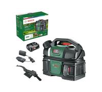Bosch Hidrolimpiadora móvil para bicicletas Fontus 18V-6 (depósito de agua de 6 L, 8 niveles de presión, espacio para guardar la manguera y la pistola, incluye 1 batería de 2,0 Ah 18V y cargador)