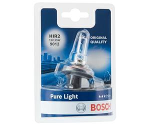 Bosch HIR2 Pure Light, Lampadina Alogena para Faro Delantero, 12 V 55 W, Calidad Original - Casquillo Tipo PX22d - Recambio de Luz para Coche, Paquete de 1 Lámpara
