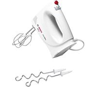 Bosch Hogar MFQ3010 Batidora y amasadora, 300 W, color blanco | Ligera y silenciosa para que preparar tus postres sea un placer.