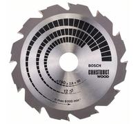 Bosch Hoja de Sierra Circular Construct Wood 190 x 30 x 2,6 mm 12 HB