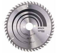 Bosch Hoja De Sierra Circular Optiline Wood 200 x 30 x 2,8 Mm 48 Dientes