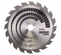 BOSCH Hoja de sierra Construct Wood 250 x 30 x 3,2 mm; 20 2608641774