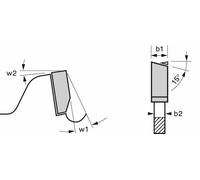 BOSCH Hoja de sierra Expert para madera 254 x 30 x 2,4 mm, 60 2608642530
