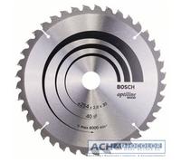 Disco sierra circular bosch optiline wood 254x30mm 40 dientes