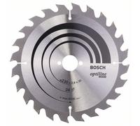 Bosch 2 608 640 627 - Hoja de sierra circular Optiline Wood (230 x 30 x 2,8 mm, 24)