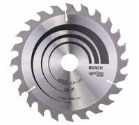 BOSCH Hoja de sierra Optiline Madera 235 x 30/25 x 2,8 mm, 24 2608640725