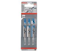 BOSCH Hoja de sierra para sierra alternativa T 118 A Basic para Metal (3 uds) 2608631507