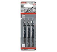 BOSCH Hoja de sierra para sierra alternativa T 144 D Speed para Madera (3 uds) 2608630560