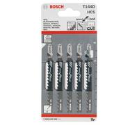 BOSCH Hoja de sierra para sierra alternativa T 144 D Speed para Madera (5 uds) 2608630040