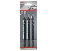 BOSCH Hoja de sierra para sierra alternativa T 344 D Speed para Madera (3 uds) 2608637944