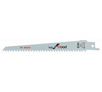 Bosch Professional Hoja De Sierra Sable - Top For Wood, Pack De 2, Gris, 150 mm