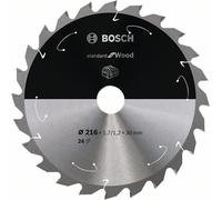 Bosch Hoja Sierra Circular Estándar Para Madera 216 x 1.7/1.2 x 30 24 Dientes