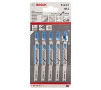 Bosch Hoja de sierra de calar T 123 X, Plata, 1.5-10 mm
