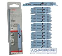Bosch Hojas de Sierra Hoja Calar S 123 XF 25x para Metal S123XF 2608657937