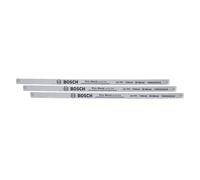 Bosch Hojas Sierra Metales precisas 150 mm, 3 Piezas (24 TPI; Hoja bimetálica Duradera Cortes precisos en Metal, plástico y Madera Blanda; Dientes Sierra Duros)