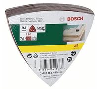 Bosch Home and Garden 2607017110 - Set de bricolaje: 25 Lijas para lijador a Delta: G240
