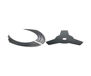 Bosch Home and Garden F016800431 Hilo cortabordes para AFS 23-37 & Bosch F016800414 AFS 23-37, Cuchilla para desbrozadora de 23 cm, Ø25 mm/2 mm