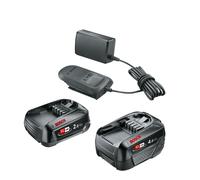Juego de cargador y baterías Bosch Starter-Set 18V 2 x Akku (2,0 Ah + 4,0 Ah)