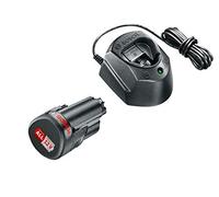 Bosch Home and Garden Pack de Batería y Cargador (1 Batería, en Caja), 12 V