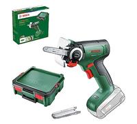 Bosch Home and Garden Sierra NanoBlade con Batería UniversalCut 18V-65, para Cortar Rápido y a Mano Alzada Madera Plástico, Profundidad Máx. de Corte 65 mm, Sistema 18 V, en SystemBox, sin Batería