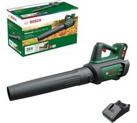 Bosch Home and Garden - Soplador de Hojas inalámbrico AdvancedLeafSoplador 36V-750 (1 batería de 2.0 Ah, Sistema de 36 voltios, para Limpiar Hojas difíciles y áreas Grandes, Peso Ligero: 6 Libras, en