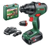 Bosch Home and Garden taladro atornillador a batería (Sistema de 18 V, en maletín de transporte), AdvancedImpact 18