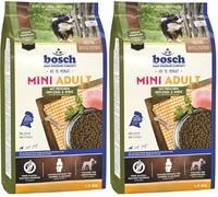 Bosch HPC Mini Adult | con Aves de Corral Frescas y mijo | Alimento seco para Perros Adultos de Razas pequeñas (hasta 15 kg) | 1 x 3 kg (Paquete de 2)