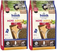 Bosch HPC Mini Adult | con Cordero y arroz | Alimento seco para Perros Adultos de Razas pequeñas (hasta 15 kg) | 1 x 1 kg (Paquete de 2)
