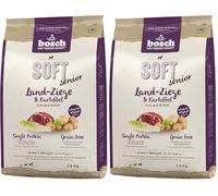 Bosch HPC Soft Senior Cabra y Patata | Alimento Semi-húmedo para Perros Mayores | Perros nutricionalmente sensibles de Todas Las Razas | Monoproteico | Sin Cereales | 1 x 2,5 kg (Paquete de 2)