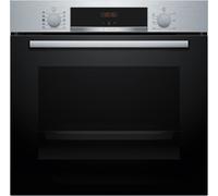 Bosch Serie 4 HQA514ES3 horno 71 L 3400 W Negro, Acero inoxidable