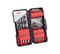 Bosch HSS Pointteq Set Brocas Taladro 18pc Toughbox Autocentrado BPA608577350