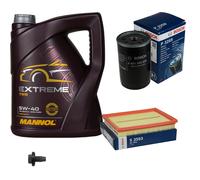 Bosch Inspección Set 7/L mannol extreme 5W-40 para Peugeot Boxer Caja