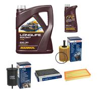 Mannol 7715 SAE 5W-30 Longlife Aceite VW 504.00/507.00 ,MB 229.51 ,4x1 de Litro