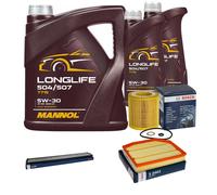 Mannol 7715 SAE 5W-30 Longlife Aceite VW 504.00/507.00 ,MB 229.51 ,4x1 de Litro